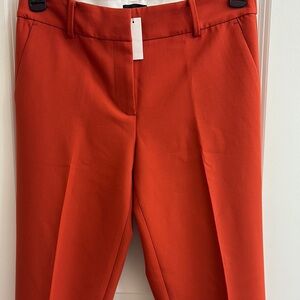 Talbots Women's Hampshire Ankle Pants in Vibrant Orange